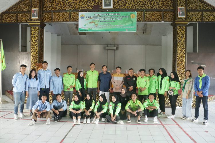 Lanjutkan Estafet Kepengurusan, UKM Olahraga Unbari Langsungkan Pelantikan Periode Baru