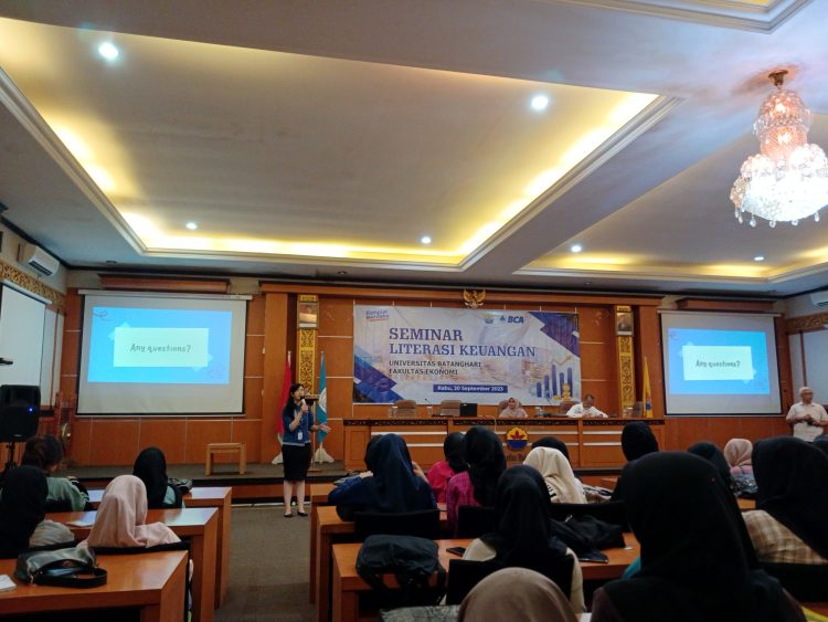 FE Unbari Jambi, Gelar Seminar Literasi Keuangan Bersama BCA