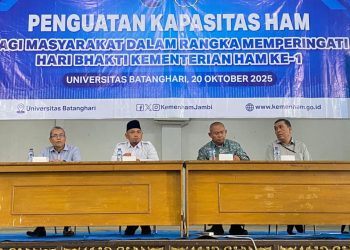 Mahasiswa Unbari Antusias Ikuti Pelatihan Penguatan Kapasitas HAM Nasional